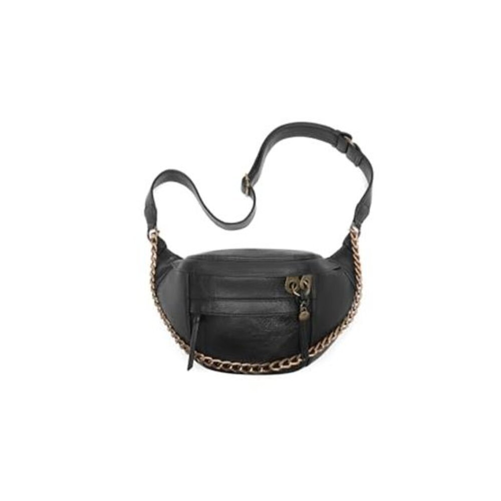 Vegan Leather Crossbody Bag RFID Block Travel Sling